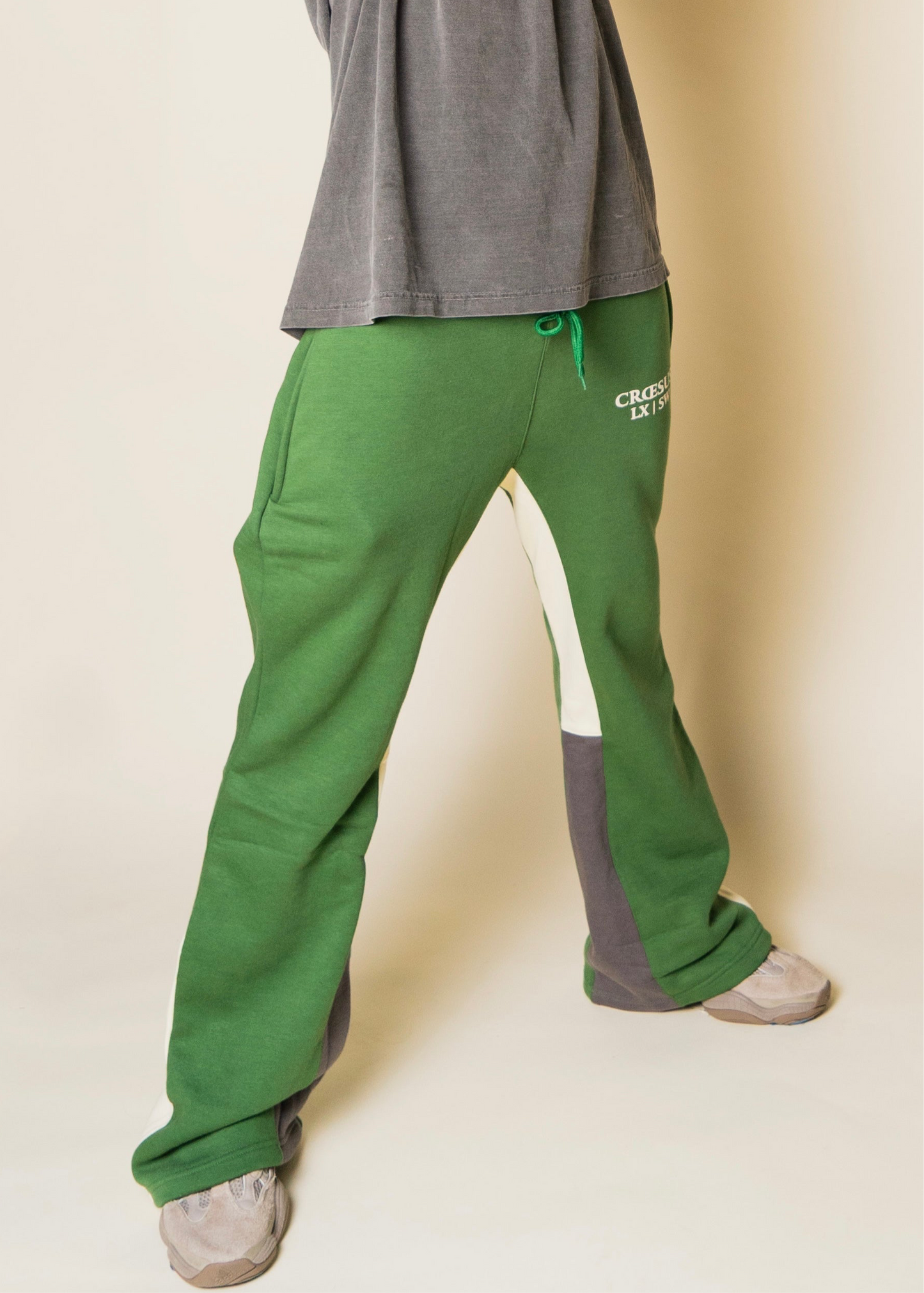 Cozy Flared Sweatpants (Green)