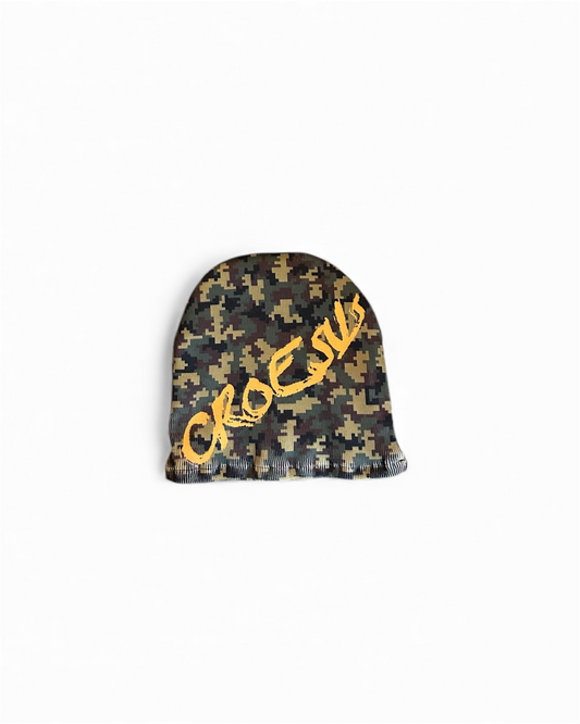 “Peace” Camouflage Silk Lined Beanie