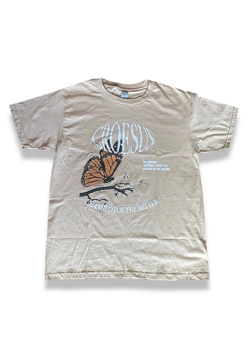 "Butterfly Effect" v.2 Tee (Tan)
