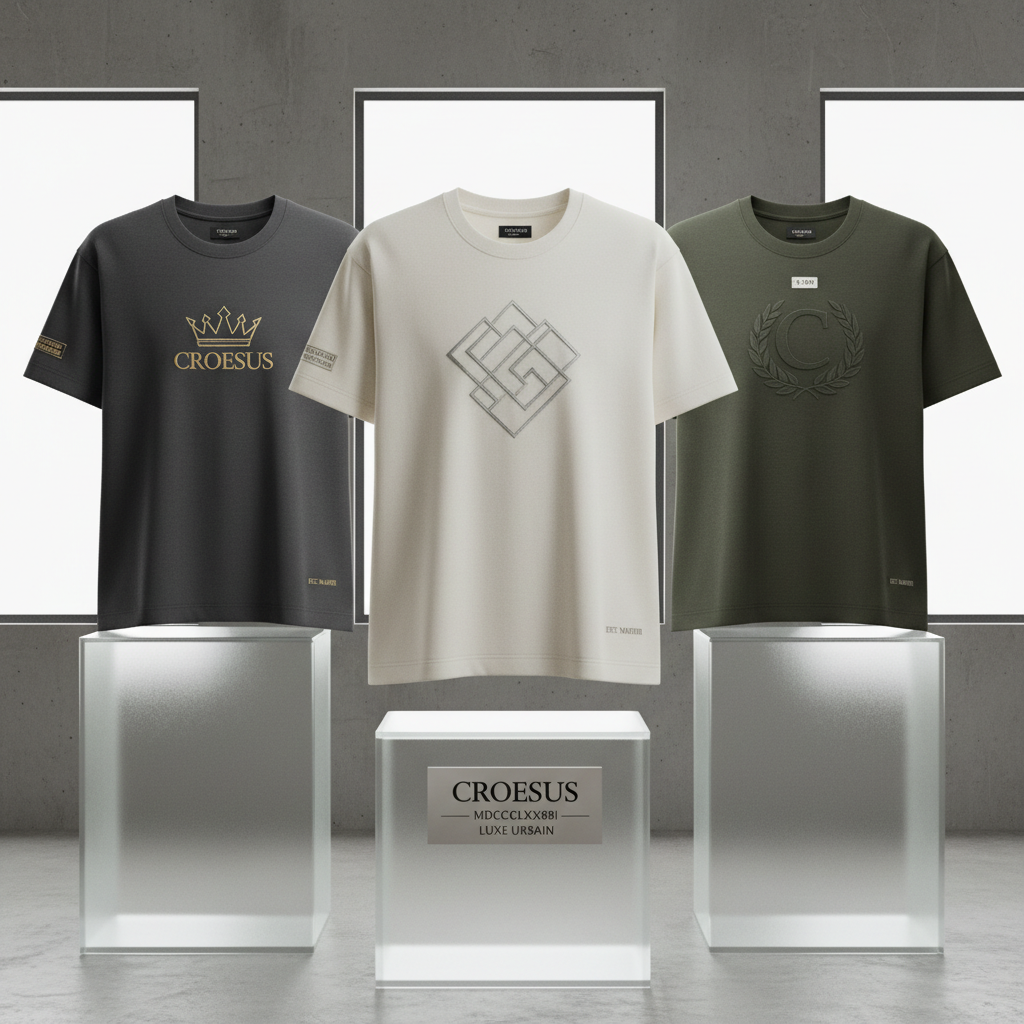 Croesus luxury streetwear t-shirts collection