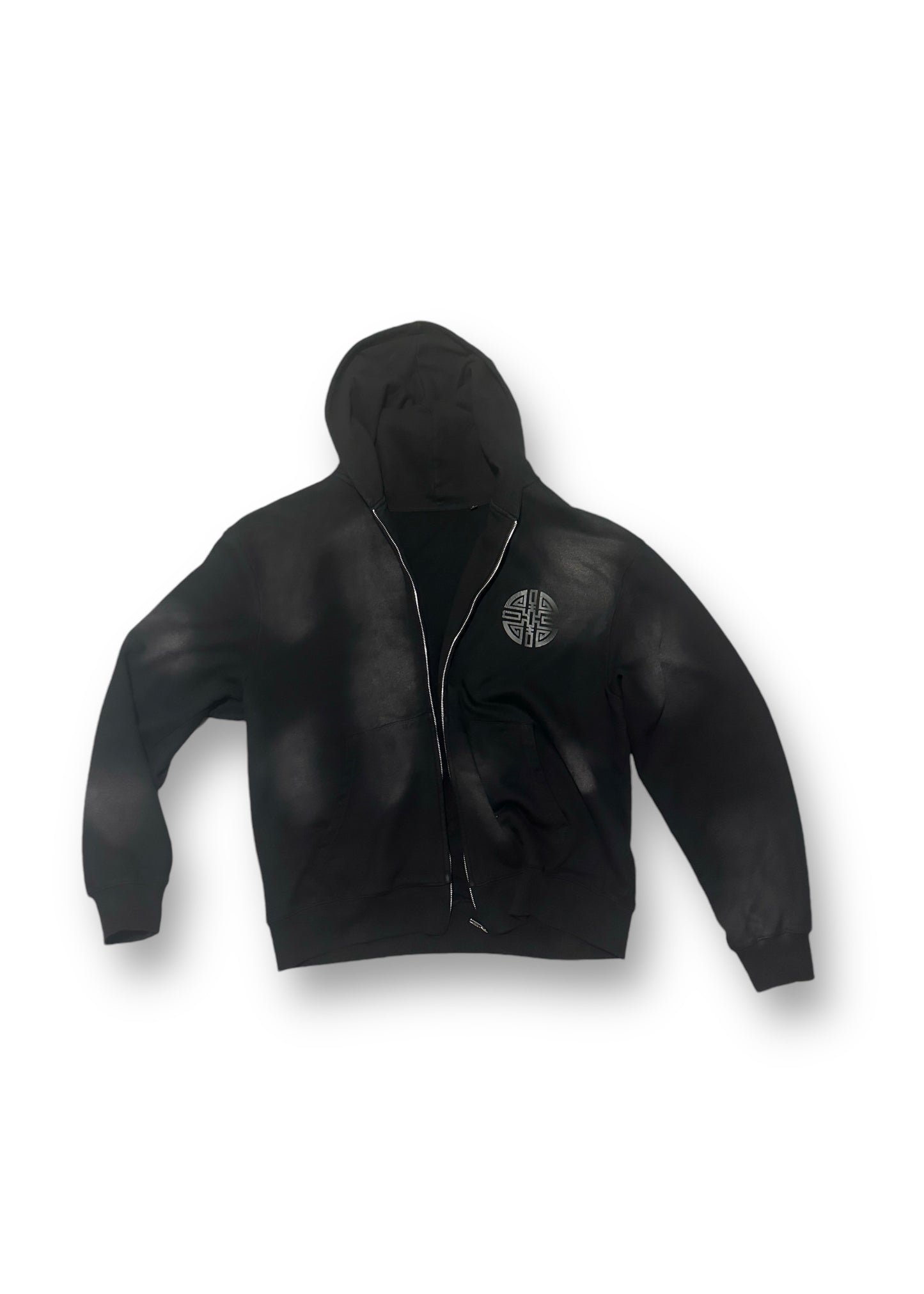 “Ghost” Zip-Up Hoodie