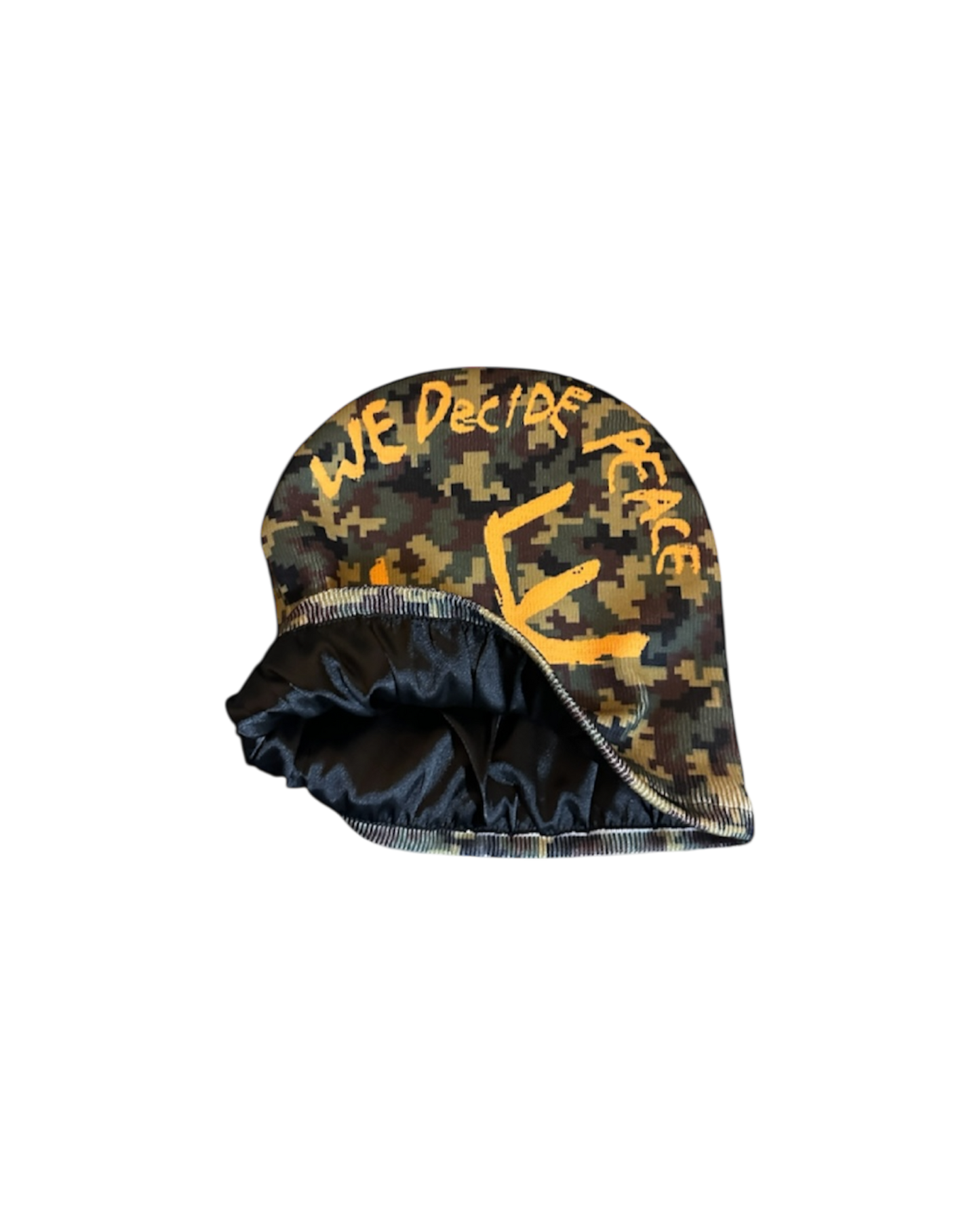 “Peace” Camouflage (Silk Lined Beanie)