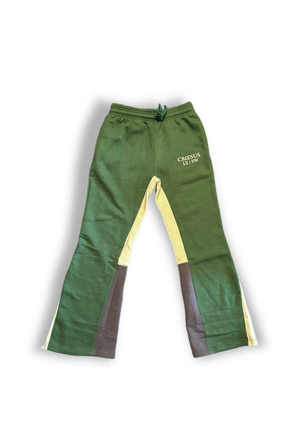 Cozy Flared Sweatpants (Green)
