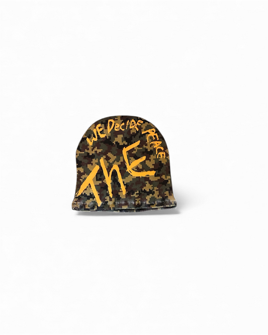 “Peace” Camouflage Silk Lined Beanie
