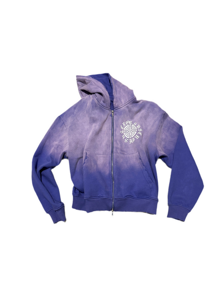 “Phantom” Zip-Up Hoodie (Purple)