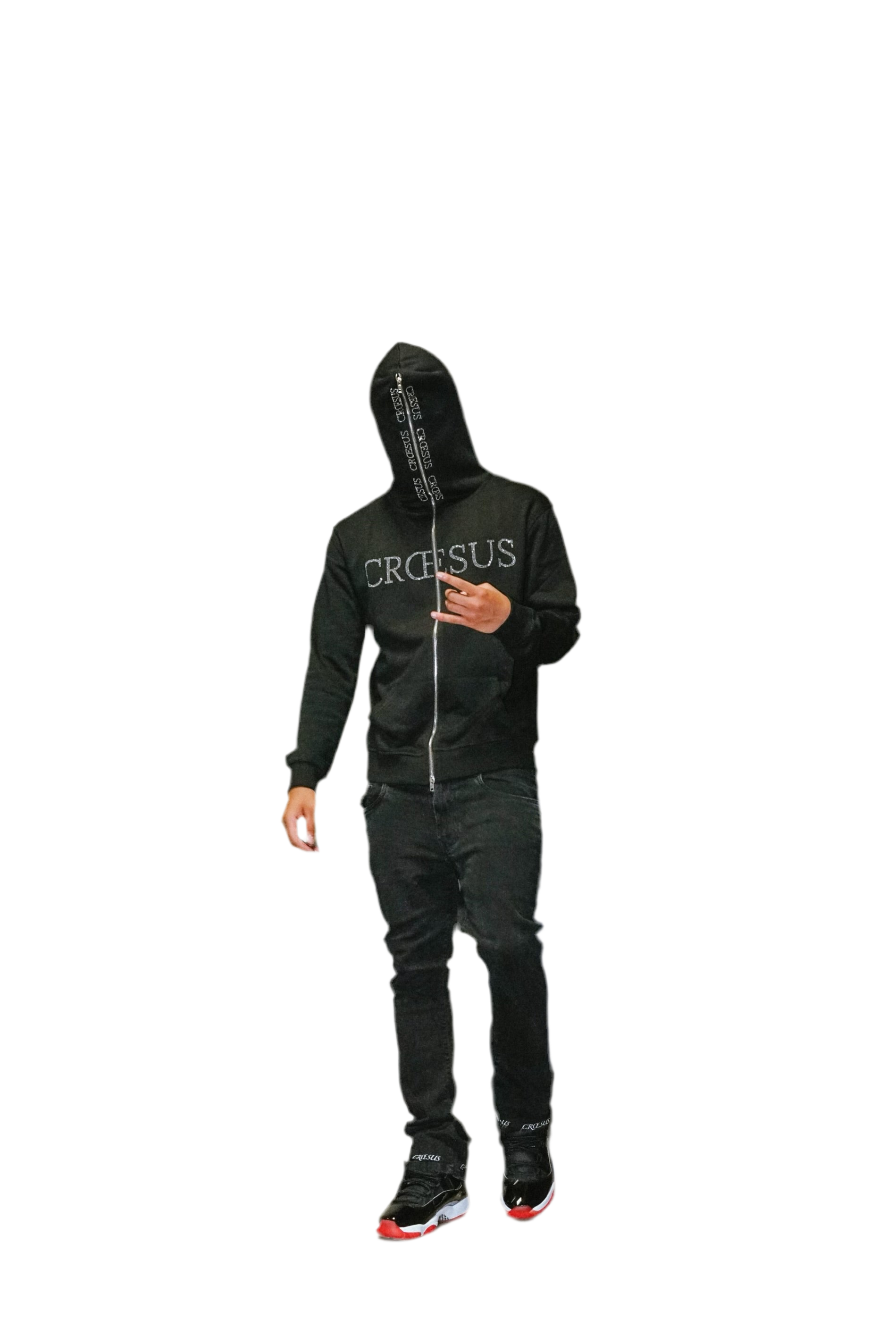 “Diamond” Zip-Up Hoodie