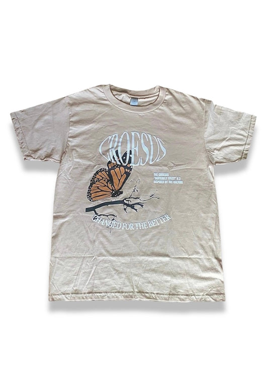 "Butterfly Effect" v.2 Tee (Tan)