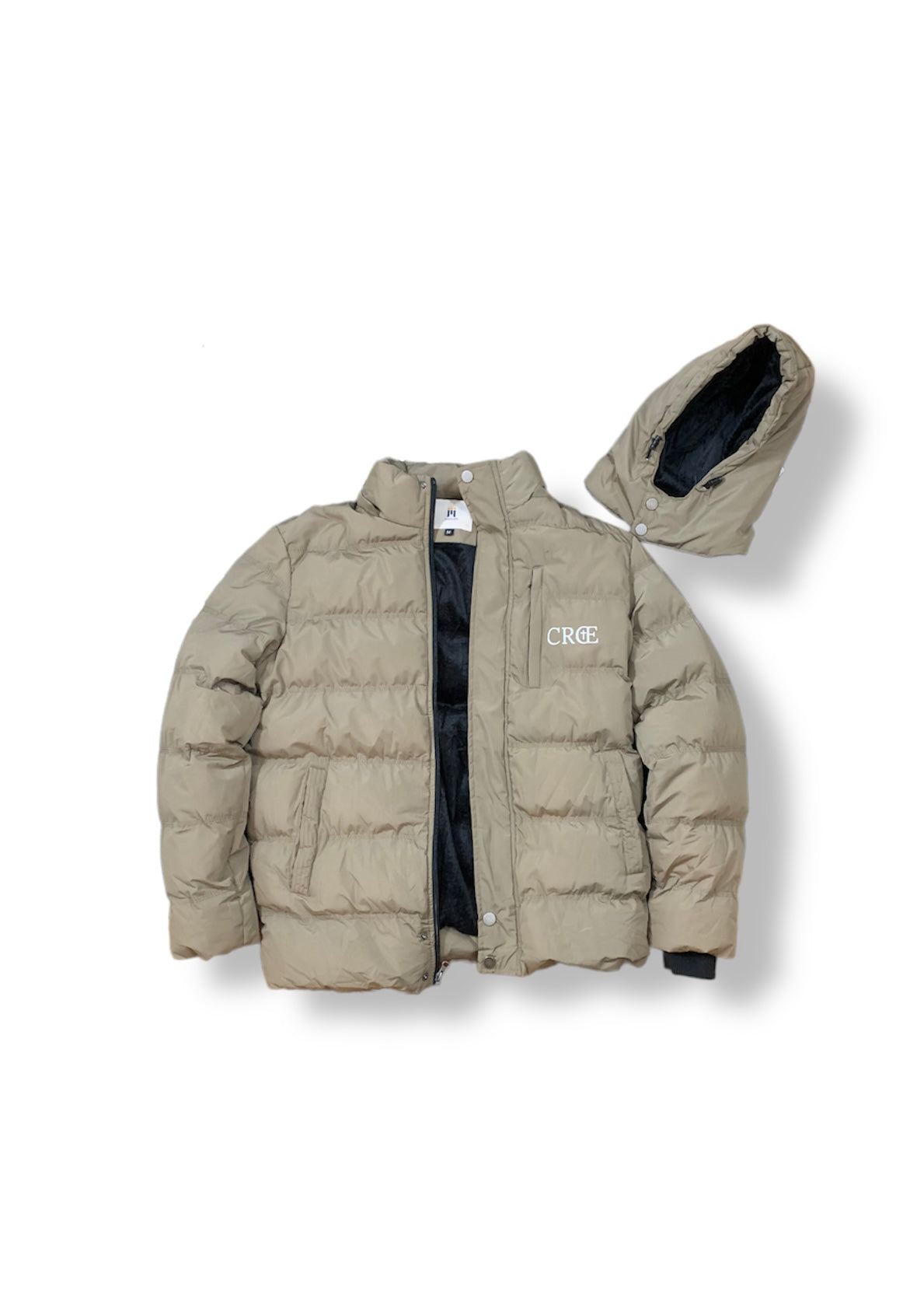 "Grandeur" Winter Bubble Coat (Tan)
