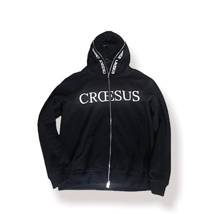 Black Zip-Up Hoodie