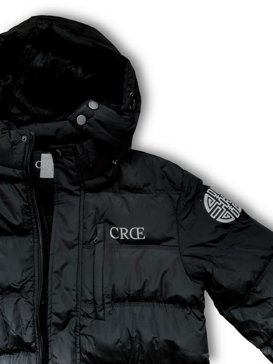 "Grandeur" Puffer Coat  (Black)