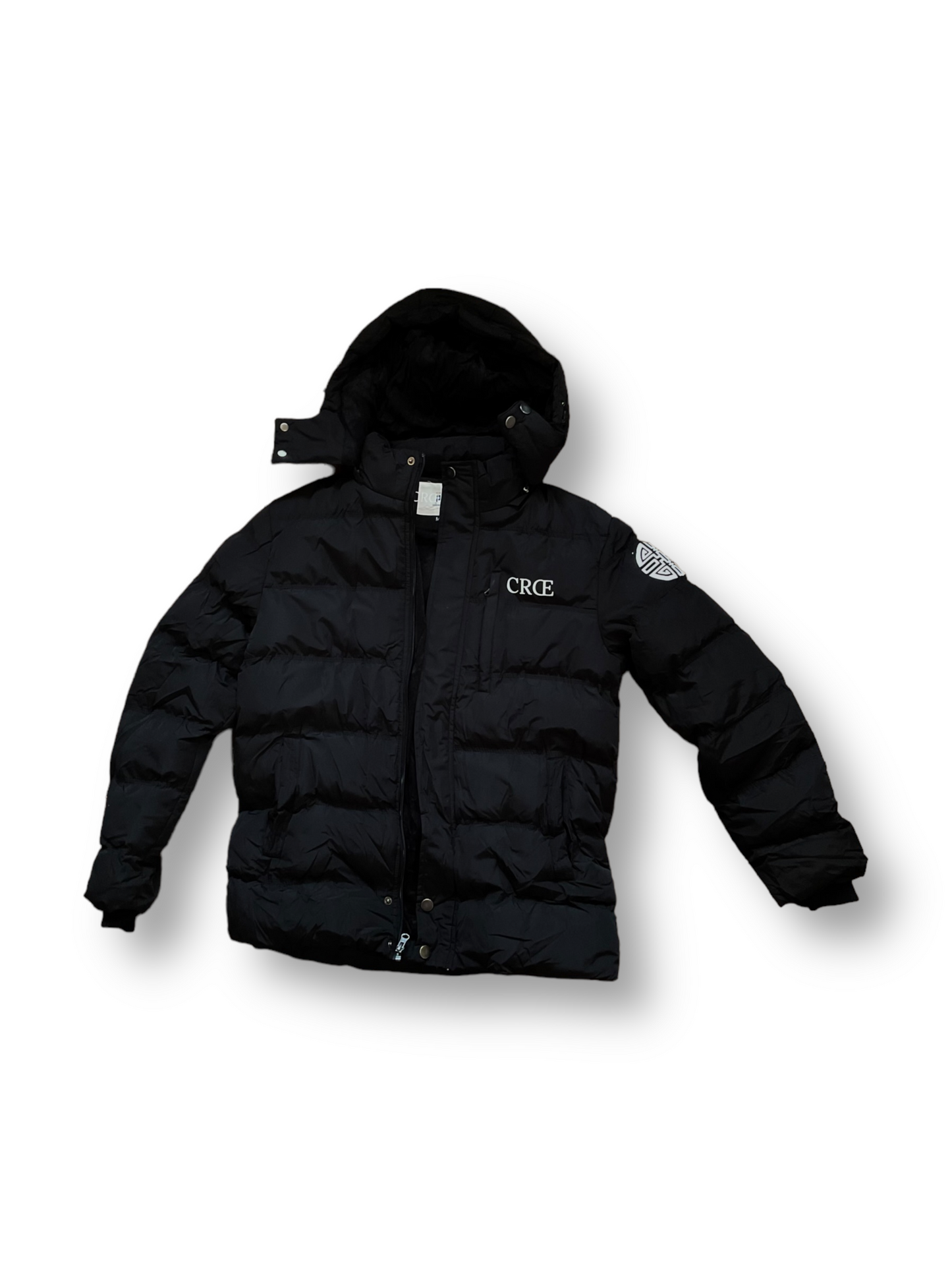 "Grandeur" Puffer Coat  (Black)