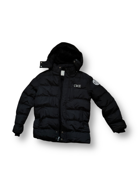 "Grandeur" Puffer Coat  (Black)