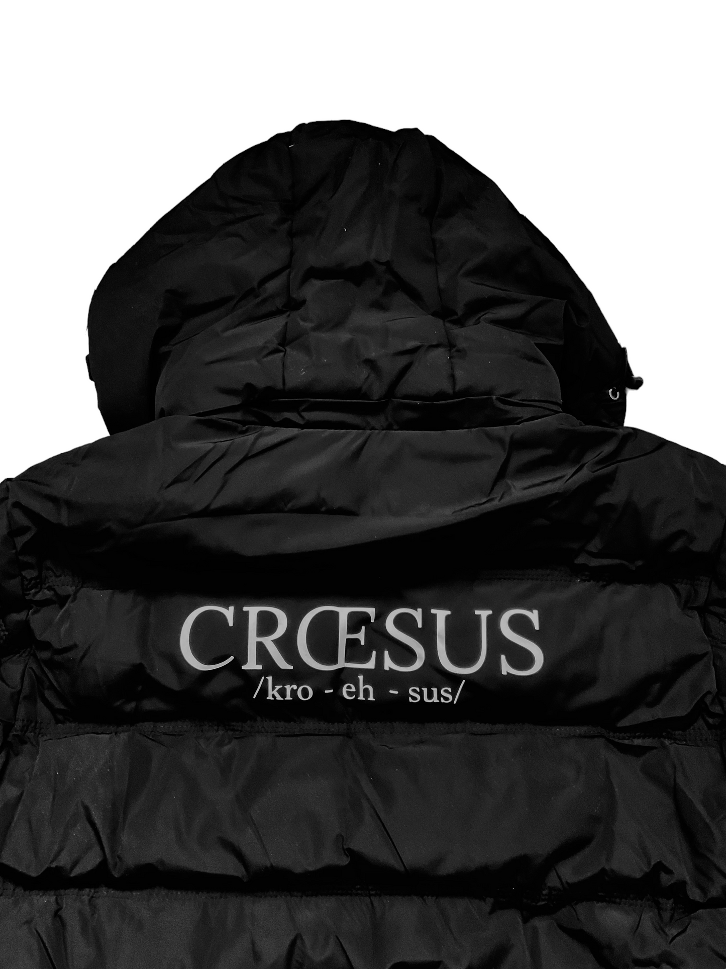"Grandeur" Puffer Coat  (Black)