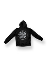 Load image into Gallery viewer, Black Zip-Up Hoodie
