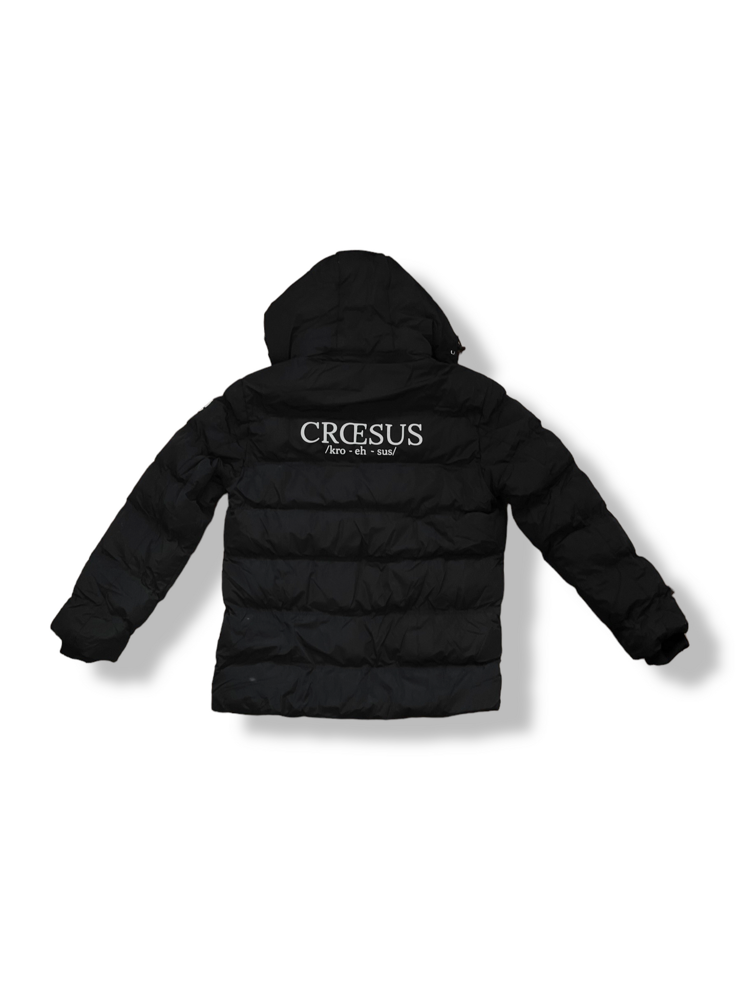 "Grandeur" Puffer Coat  (Black)