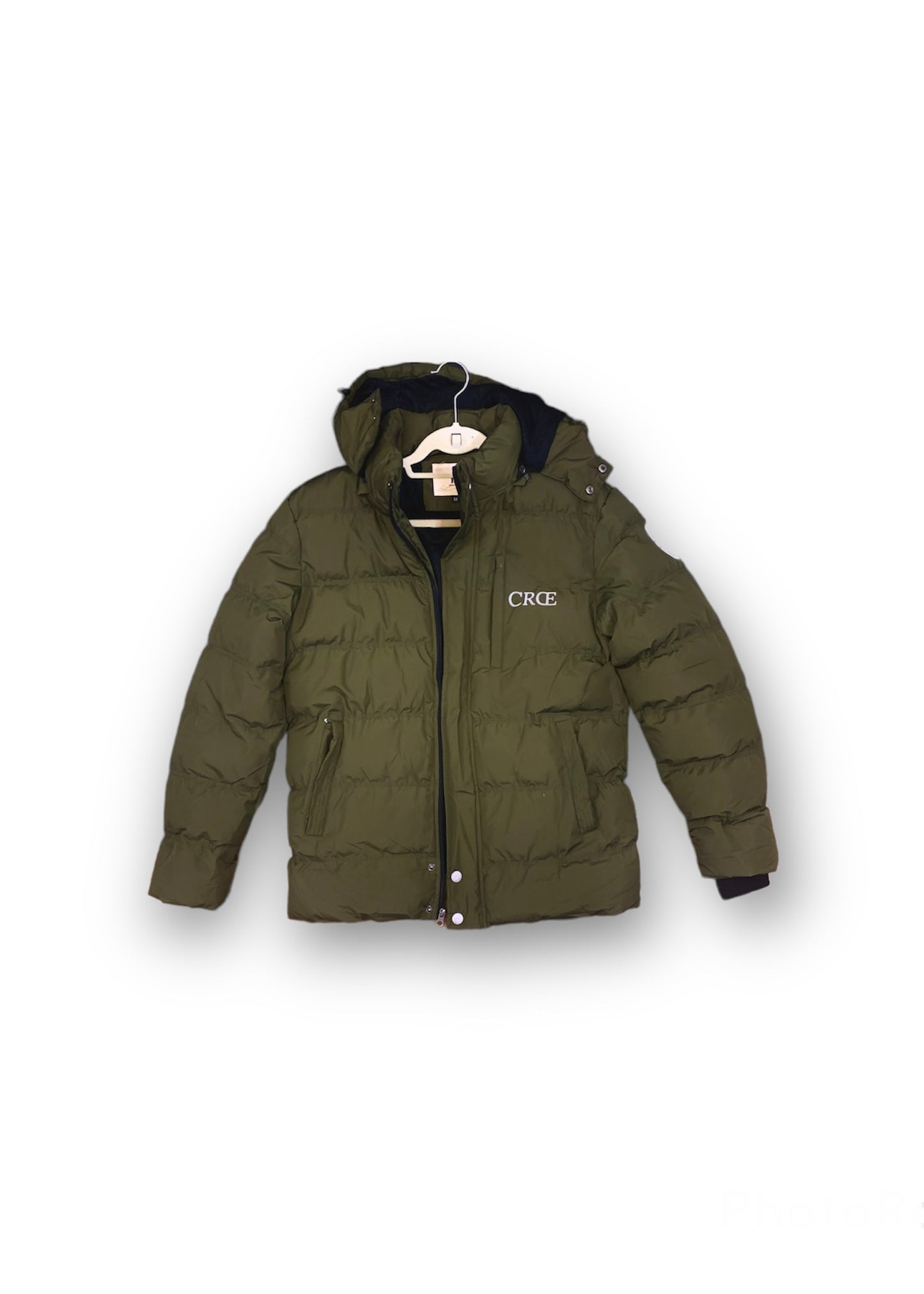 "Grandeur" Puffer Coat (Olive)