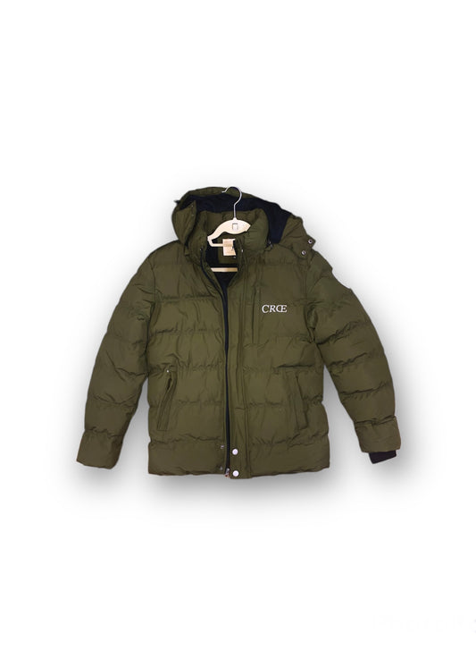 "Grandeur" Puffer Coat (Olive)